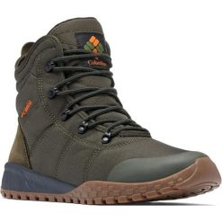 Buty Sneakersy Męskie Columbia Fairbanks Waterproof. Zielone buty zimowe męskie Columbia, bez wzorów, eleganckie, bez obcasa, bez zapięcia. Za 557.45 zł.