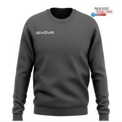 Bluza z Kapturem Givova Polarfleece 2XL - Ciepła i Oddychająca. Szare bluzy bez kaptura męskie Givova, xl, bez wzorów, z poliesteru, eleganckie, bez ramiączek, z kapturem. Za 162.99 zł.