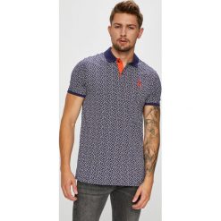 U.S. Polo - Polo. Szare koszulki polo męskie U.S. Polo, z bawełny, polo, z krótkim rękawem. W wyprzedaży za 239.90 zł.
