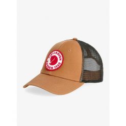 Czapka z daszkiem Fjallraven 1960 Logo Långtradarkeps. Brązowe czapki męskie Fjällräven, bez wzorów, sportowe. Za 177.99 zł.