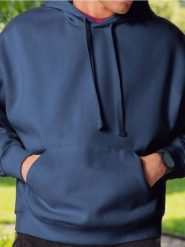 Bluza comfort - niebieski. Niebieskie bluzy nierozpinane męskie Sinsay, l, bez wzorów, bez ramiączek, bez kaptura. Za 39.99 zł.