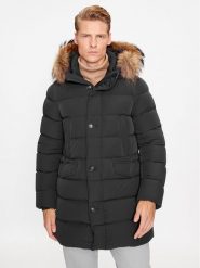 Hetregó Kurtka puchowa Parker 8K436M 23WU07 Czarny Regular Fit. Czarne kurtki męskie Hetregó, m, bez wzorów, z puchu, bez ramiączek, bez kaptura. Za 2,619.00 zł.