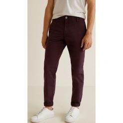 Mango Man - Spodnie Barna3. Eleganckie spodnie męskie marki Mango Man. W wyprzedaży za 99.90 zł.