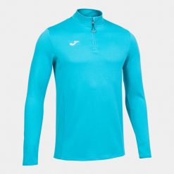 Bluza do biegania męska Joma Running night. Niebieskie bluzy nierozpinane męskie Joma, m, bez wzorów, sportowe, bez ramiączek, bez kaptura. Za 135.99 zł.