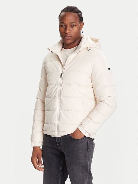 Guess Kurtka zimowa M5BL0B W2322 Écru Relaxed Fit. Kurtki męskie Guess, na zimę, m, z aplikacjami, z syntetyku, bez ramiączek, bez kaptura. Za 679.99 zł.