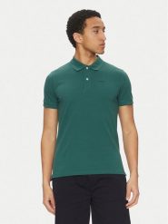 Geox Polo M5511B T3240 F3221 Zielony Regular Fit. Zielone koszulki polo męskie Geox, m, bez wzorów, z bawełny, bez kołnierzyka, bez ramiączek. Za 129.99 zł.