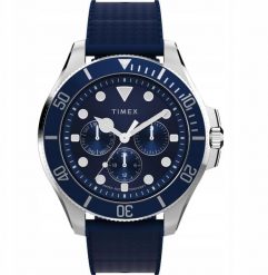 Zegarek Timex Zegarek męski Timex TW2Y33400 niebieski. Niebieskie zegarki męskie Timex. Za 749.00 zł.
