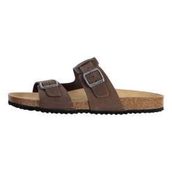 Klapki męskie Geox Sandal Ghita. Brązowe klapki i japonki męskie Geox, bez wzorów. Za 422.00 zł.
