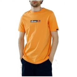 Koszulka sportowa męska Ellesse Maleli. Brązowe t-shirty sportowe męskie Ellesse, m, bez wzorów, sportowe, bez ramiączek. Za 125.00 zł.