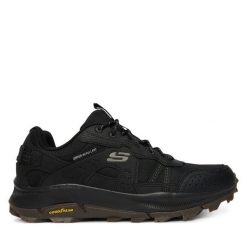 Trekkingi Skechers. Czarne buty trekkingowe męskie Skechers, bez wzorów, bez zapięcia, trekkingowe. Za 419.99 zł.