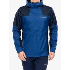 Kurtka przeciwdeszczowa męska Columbia Inner Limits III Jacket. Niebieskie kurtki męskie Columbia, m, bez wzorów, sportowe, bez ramiączek, bez kaptura. Za 339.00 zł.