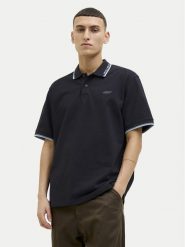 Jack & Jones Polo Pacer 12273303 Czarny Regular Fit. Czarne koszulki polo męskie Jack & Jones, m, bez wzorów, z bawełny, bez kołnierzyka, bez ramiączek. Za 59.99 zł.