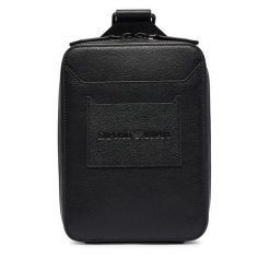 Saszetka Emporio Armani. Czarne saszetki męskie Emporio Armani, bez wzorów, młodzieżowe, małe. Za 1,339.00 zł.