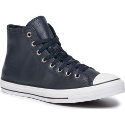 Trampki CONVERSE - Ctas Hi 165189C Dark Obsidian/White/Black. Niebieskie trampki męskie Converse, bez wzorów, z gumy, bez zapięcia. Za 369.00 zł.