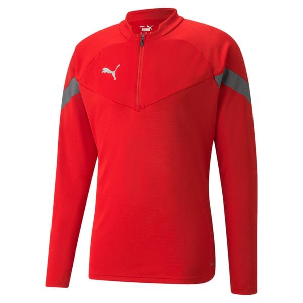 Bluza męskie Puma Teamfinal Training 14 Zip. Czerwone bluzy nierozpinane męskie Puma, m, bez wzorów, z poliesteru, sportowe, bez ramiączek, bez kaptura. Za 290.00 zł.