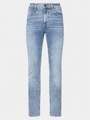 Mustang Jeansy Orlando 1014860 Niebieski Slim Fit. Niebieskie jeansy męskie Mustang, bez wzorów, z bawełny. Za 209.99 zł.