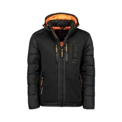 Kurtka męska Geographical Norway Beachwood 068 BS4 – czarno-pomarańczowa. Brązowe kurtki męskie Geographical Norway, na wiosnę, m, bez wzorów, z elastanu. Za 319.00 zł.