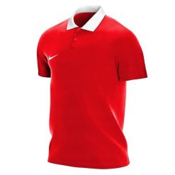 Męska Koszulka Polo Park 20 Z Krótkim Rękawem. Czerwone koszulki polo męskie Nike, m, bez wzorów, sportowe, bez kołnierzyka, bez ramiączek. Za 178.99 zł.