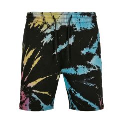Szorty Urban classic tie dye. Czarne szorty męskie Urban Classics, bez wzorów. Za 191.00 zł.