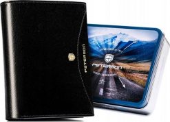 Peterson Skórzany męski portfel Peterson PTN 324.01 NoSize. Portfele męskie Peterson, bez wzorów. Za 194.14 zł.