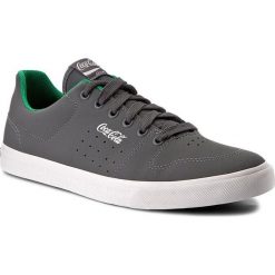 Sneakersy COCA-COLA - Feel CCA0878 Grafite/Verde. Szare buty sportowe na co dzień męskie Coca-Cola, z materiału. W wyprzedaży za 189.00 zł.