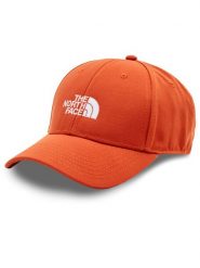 The North Face Czapka z daszkiem Recycled 66 NF0A4VSVLV41 Pomarańczowy. Brązowe czapki męskie The North Face, bez wzorów, z materiału. Za 89.99 zł.
