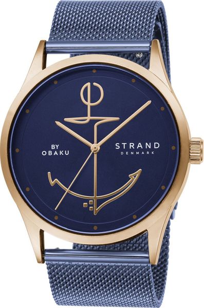 Zegarek Strand Zegarek męski Strand S720GXVLML-DN niebieski. Niebieskie zegarki męskie Strand. Za 270.00 zł.