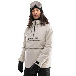 Kurtka snowboardowa męska W6 Eriz. Brązowe kurtki męskie SIROKO, m, bez wzorów, bez ramiączek, bez kaptura. W wyprzedaży za 467.00 zł.