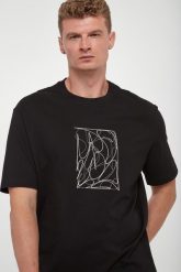 T-shirt męski z haftem ARMANI EXCHANGE. T-shirty męskie Armani Exchange, l, bez wzorów, bez kołnierzyka, bez ramiączek. Za 259.00 zł.