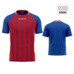 Koszulka sportowa Givova Rugby Royal-Red L. Czerwone t-shirty sportowe męskie Givova, l, bez wzorów, z poliesteru, sportowe, bez ramiączek. Za 136.99 zł.