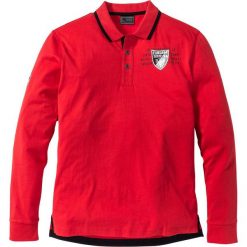 Shirt polo z długim rękawem Regular Fit bonprix czerwony. Koszulki męskie z długim rękawem marki bonprix. Za 44.99 zł.