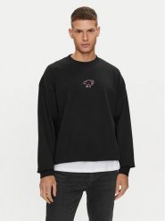Hugo Bluza Duberries 50518981 Czarny Relaxed Fit. Czarne bluzy nierozpinane męskie Hugo, l, bez wzorów, z bawełny, bez ramiączek, bez kaptura. Za 489.99 zł.