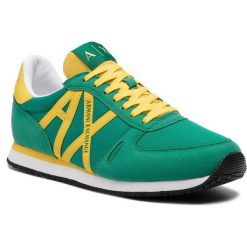Sneakersy ARMANI EXCHANGE - XUX017 XV028 00491 Ultramarine/Lemon. Buty sportowe na co dzień męskie marki Armani Exchange. Za 429.00 zł.