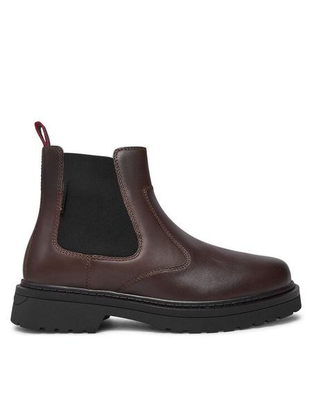 Tommy Jeans Sztyblety Tjm Chelsea Boot EM0EM01469 Brązowy. Brązowe sztyblety męskie Tommy Jeans, z jeansu, bez obcasa, bez zapięcia. Za 559.99 zł.