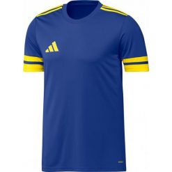 Adidas Sport Squa25 Jsy M Koszulka Dorosłych. Niebieskie t-shirty sportowe męskie ADIDAS, m, bez wzorów, sportowe, bez ramiączek. Za 69.00 zł.