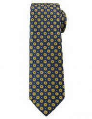 Casualowy Krawat Męski w Żółte Kółka -6,5cm- Chattier, Wielokolorowy. Żółte krawaty i muchy męskie Chattier, bez wzorów, z tkaniny, eleganckie. Za 49.00 zł.
