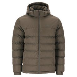 Kurtka z kapturem Whistler Carseno. Brązowe kurtki męskie Whistler, bez wzorów, z puchu, bez ramiączek, z kapturem. Za 297.50 zł.