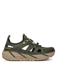 Karrimor Sandały Hamilton KM2538 Zielony. Zielone sandały męskie Karrimor, ze skóry, bez zapięcia. Za 299.99 zł.