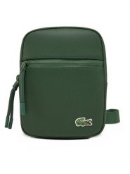 Lacoste Saszetka NH3307LV Zielony. Zielone saszetki męskie Lacoste, bez wzorów, ze skóry. Za 279.99 zł.