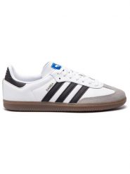 Adidas Sneakersy Samba Og B75806 Biały. Białe buty sportowe na co dzień męskie ADIDAS, m, bez wzorów, ze skóry, bez ramiączek, bez kaptura. Za 449.99 zł.