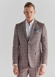 PAKO LORENTE – Różowa marynarka garniturowa P22SP-3G-019-W-S. Czerwone marynarki męskie Pako Lorente, m, bez wzorów, z wełny. Za 499.99 zł.