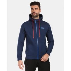 Męska bawełniana bluza z kapturem Kilpi DANILO-M. Niebieskie bluzy z kapturem męskie Kilpi, m, bez wzorów, z bawełny, z kapturem. Za 318.77 zł.