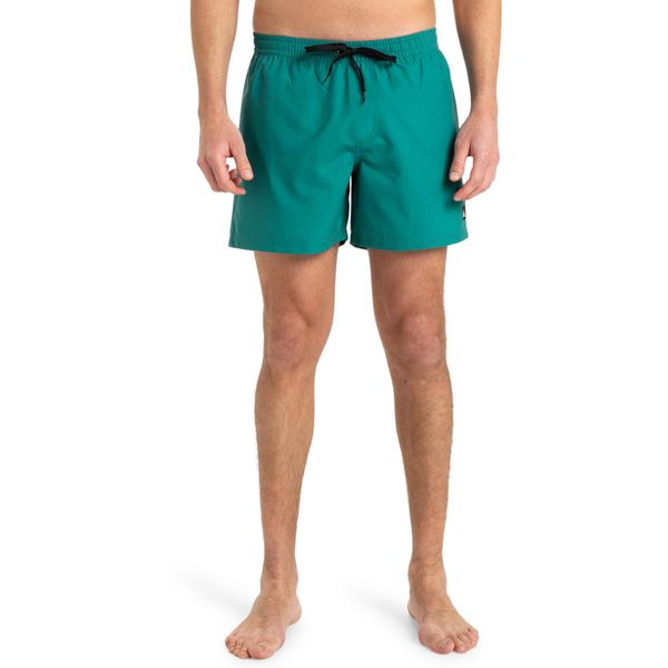Szorty kąpielowe dla Mężczyzn EVERYDAY SOLID VOLLEY 15". Zielone kąpielówki męskie Quiksilver, m, bez wzorów, z poliesteru. Za 129.99 zł.