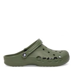 Klapki Crocs. Zielone klapki i japonki męskie Crocs, bez wzorów. Za 159.99 zł.