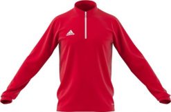 Bluza męska adidas Entrada 22 Training Top czerwona H57556 XS. Czerwone bluzy nierozpinane męskie ADIDAS, m, bez wzorów, bez ramiączek, bez kaptura. Za 138.68 zł.