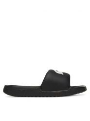 Lacoste Klapki 7-49CMA0021 Czarny. Czarne klapki i japonki męskie Lacoste, bez wzorów, z tworzywa sztucznego. Za 129.99 zł.