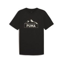 Męska koszulka z grafiką OPEN ROAD PUMA Black. Czarne t-shirty sportowe męskie Puma, m, bez wzorów, sportowe, bez ramiączek. Za 73.99 zł.