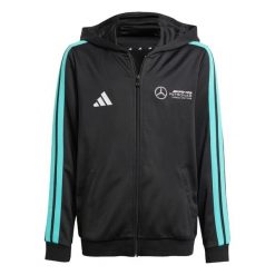 Bluza Z Kapturem Mercedes - Amg Petronas Formula One Team Dna Full Zip. Białe bluzy z kapturem męskie ADIDAS, m, bez wzorów, z materiału, z kapturem. W wyprzedaży za 159.20 zł.