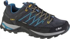 Buty trekkingowe męskie CMP Rigel Low Trekking Shoe Wp Antracite/Deep Lake r. 40 (3Q13247-65UM). Buty zimowe męskie CMP, bez wzorów, bez obcasa, bez zapięcia. Za 358.94 zł.