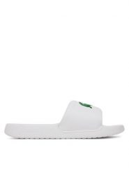 Lacoste Klapki 7-49CMA0021 Biały. Białe klapki i japonki męskie Lacoste, bez wzorów, z tworzywa sztucznego. Za 129.99 zł.